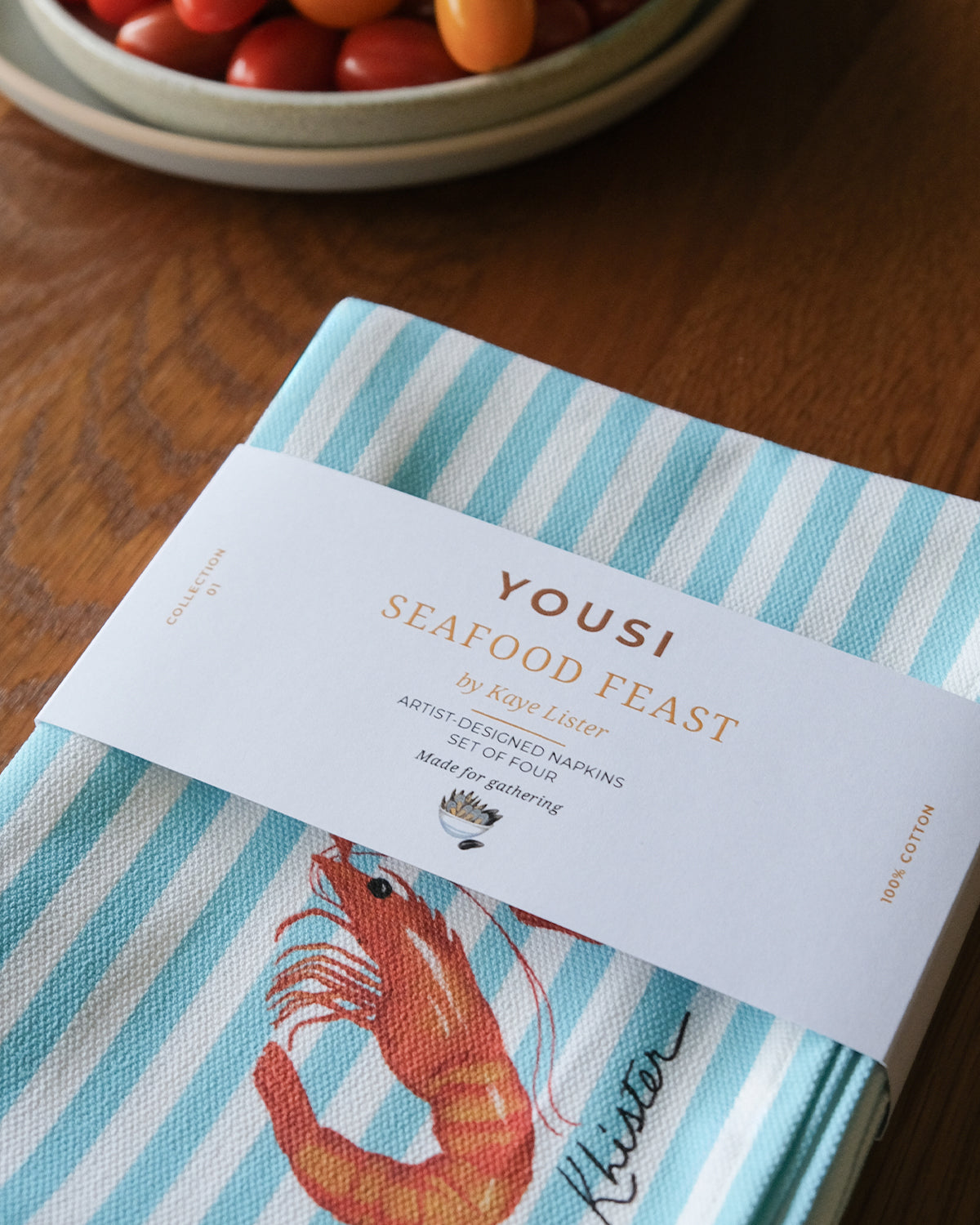 Seafood Feast - Napkins (set of 4)