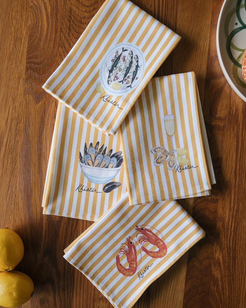 Seafood Feast - Napkins (set of 4)