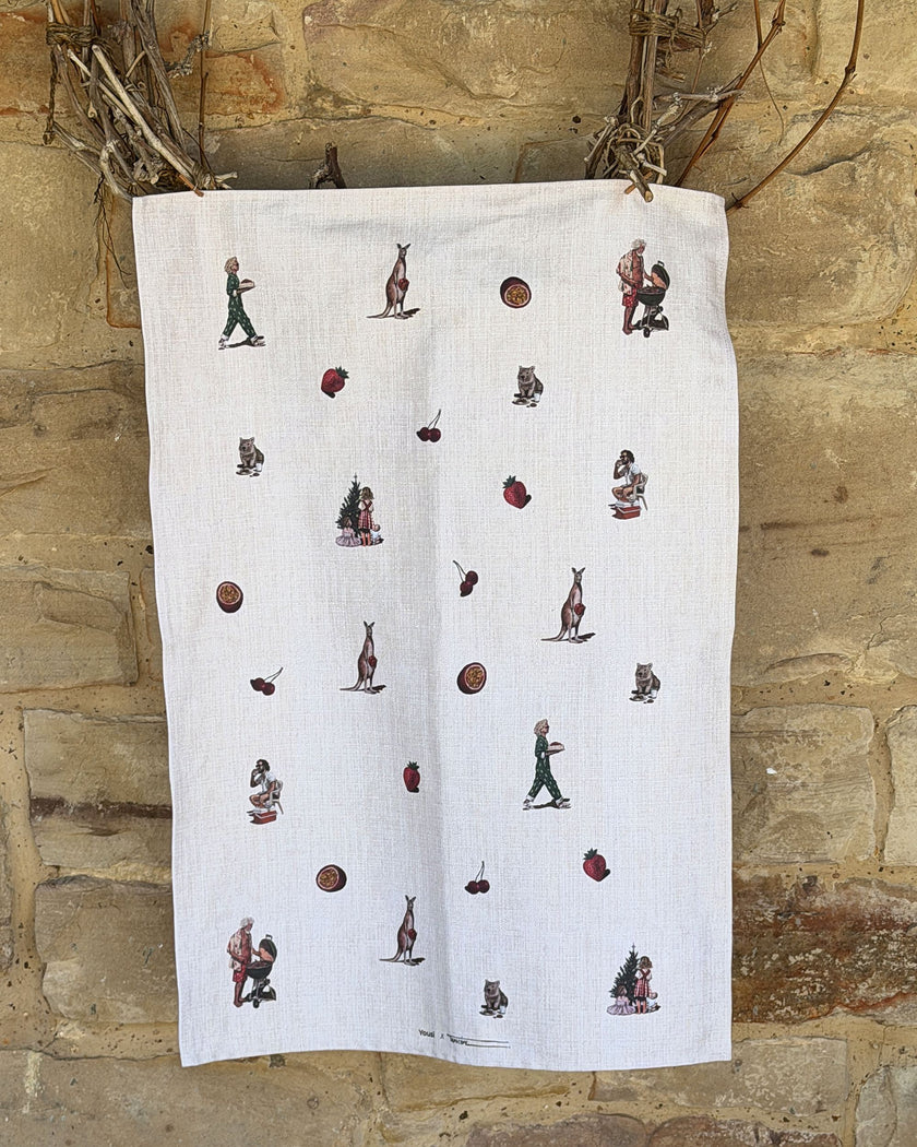 Pre-Order: The Aussie Christmas Table (Runner + Napkins + Tea Towel)
