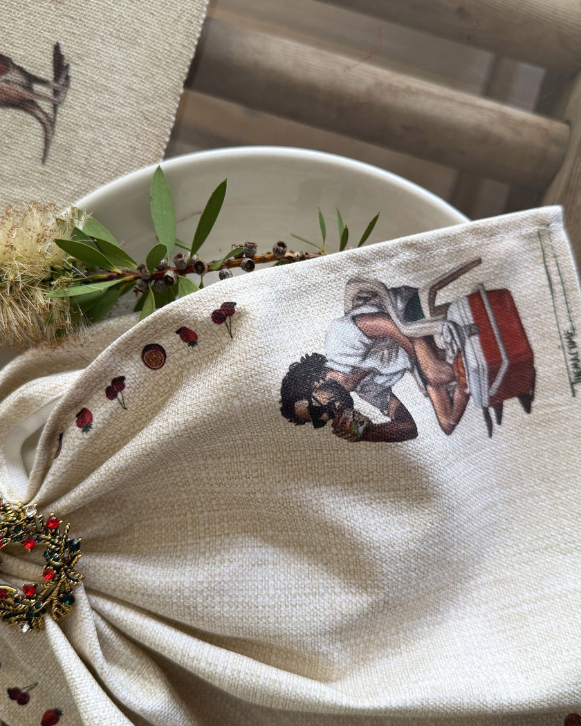 Pre-Order: Aussie Christmas Napkins - set of 6