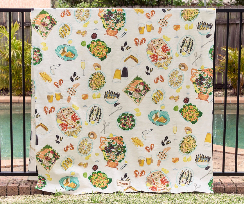 Seafood Feast - The first Yousi Tablecloth