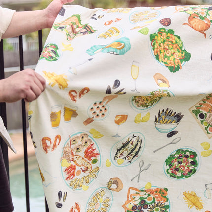 Seafood Feast - Tablecloth